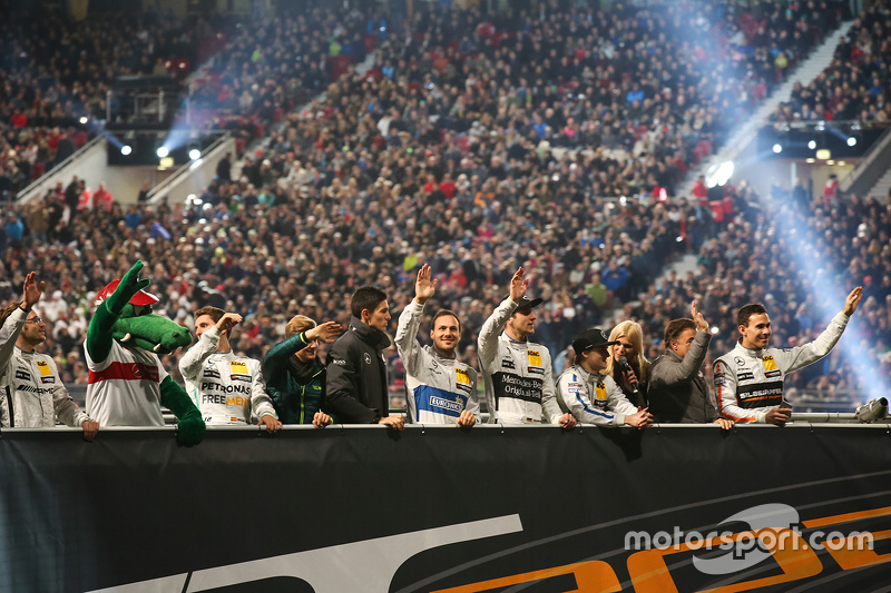 Fahrer in der Mercedes-Benz Arena