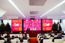 Sergio Marchionne, Ferrari President and CEO of Fiat Chrysler Automobiles with Maurizio Arrivabene, Team Principal Scuderia Ferrari