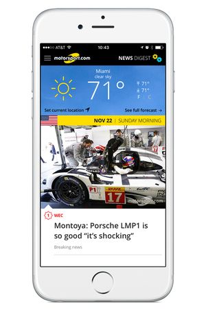 Motorsport.com New Digest App