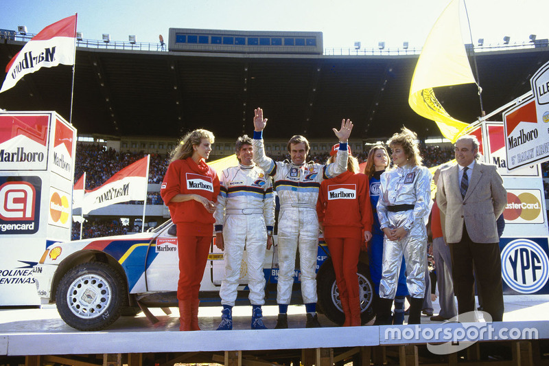 Tercer lugar Carlos Reutemann y Jean-François Fauchille, Peugeot 205 T16