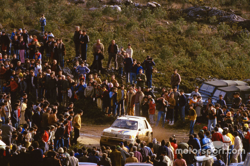 Ari Vatanen y Terry Harryman, Peugeot 205 T16