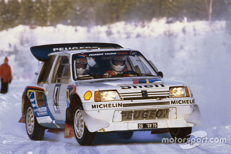 Ari Vatanen y Terry Harryman, Peugeot 205 T16