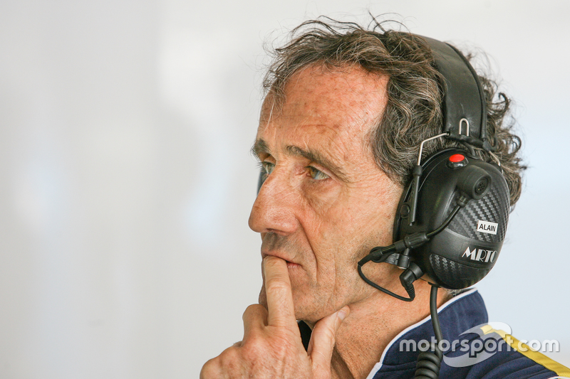 Alain Prost acompanhou desempenho de seu filho