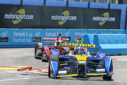 Nicolas Prost, Renault e.Dams, und Jerome d'Ambrosio, Dragon Racing