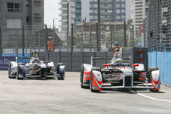 Bruno Senna, Mahindra Racing Formula E Team and Antonio Felix da Costa, Team Aguri