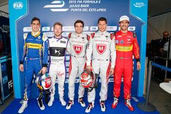 Top qualifiers: Sébastien Buemi, Sam Bird, Jérôme d'Ambrosio, Loic Duval, Lucas di Grassi