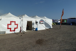 La tente médicale