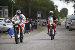 #6 Honda : Joan Barreda et #92 KTM : Antonio Gimeno