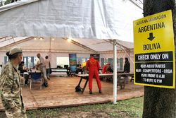 Contrôle à la frontière entre l'Argentine et la Bolivie