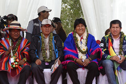 Evo Morales, presidente de Bolivia