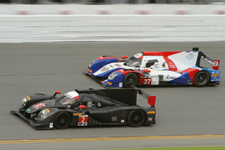 #2 Extreme Speed Motorsports Honda HPD Ligier JS P2: Scott Sharp, Ed Brown, Johannes van Overbeek, Pipo Derani, #37 SMP Racing BR01 Nissan: Maurizio Mediani, Nicolas Minassian, Mikhail Aleshin, Kiriil Ladygin