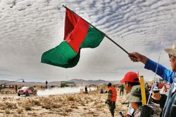 Des fans boliviens