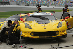 Антонио Гарсия, Ян Магнуссен и Майк Роккенфеллер, #3 Corvette Racing Chevrolet Corvette C7.R
