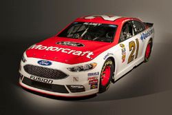El Ford Fusion 2016 de Ryan Blaney, Wood Brothers Racing