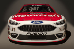 The 2016 Ford Fusion of Ryan Blaney, Wood Brothers Racing