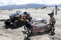 #314 Peugeot: Sèbastien Loeb, Daniel Elena na crash