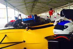 JA Motorsports drivers test at Kari Motor Speedway