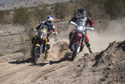 #3 KTM: Toby Price and #47 Honda: Kevin Benavides