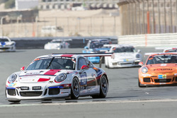 #40 Lechner Racing Middle East Porsche 991 Cup: Saeed Al Mehairi, Bashar Mardini, Sven Müller, Hasher Al Maktoum, Jaap van Lagen