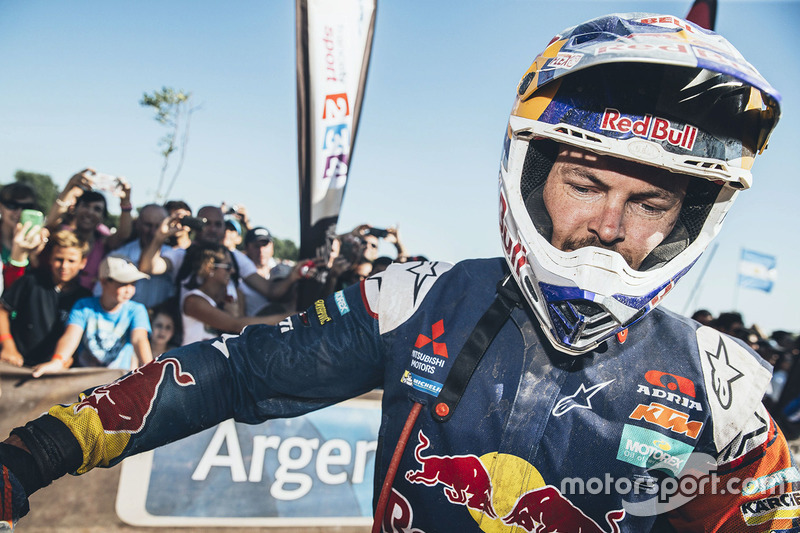 Ganador de la categoría de motos Toby Price, KTM