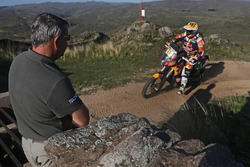 Etienne Lavigne en la etapa final del Dakar