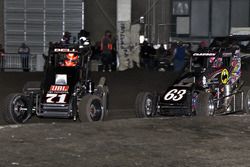 Christopher Bell and Bryan Clauson im Kampf um die Positionen