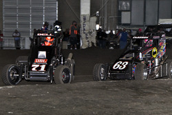 Christopher Bell and Bryan Clauson im Kampf um die Positionen