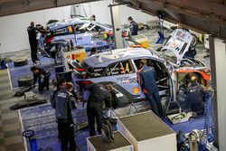 Hyundai Motorsport team area