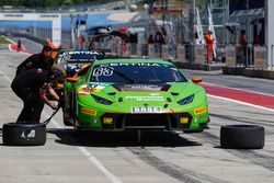 #63 GRT Grasser Racing Team Lamborghini Huracan GT3: Adrian Zaugg, Mirko Bortolotti