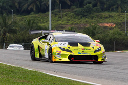 #77 Team Starspeed Racing, Lamborghini Huracan LP620-2 Super Trofeo: Yoon Sanghwi Rick, Wong Chong Y