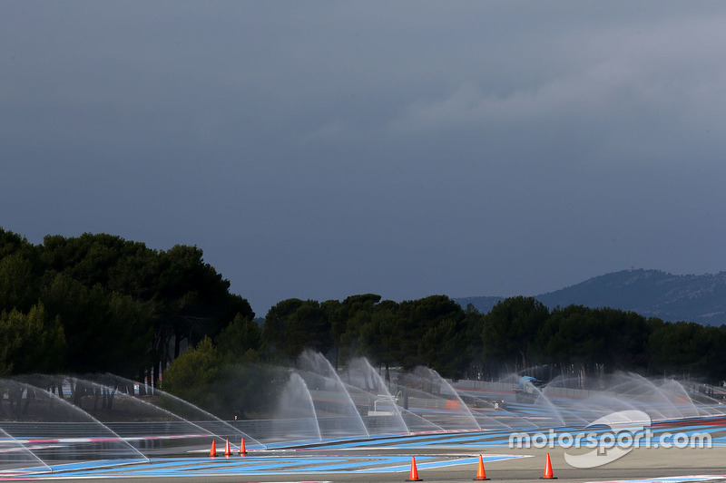 Sistema de irrigação em Paul Ricard