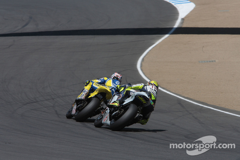 Colin Edwards y Valentino Rossi