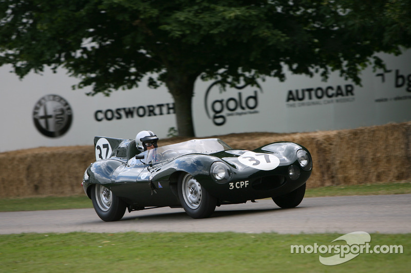 Lukas Huni 1954 Jaguar D Type At Goodwood Festival Of Speed