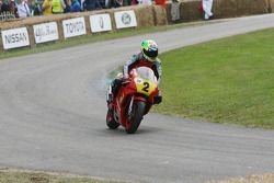 Alex Barros, 1989 Cagiva V589 (ex Randy Mamola)