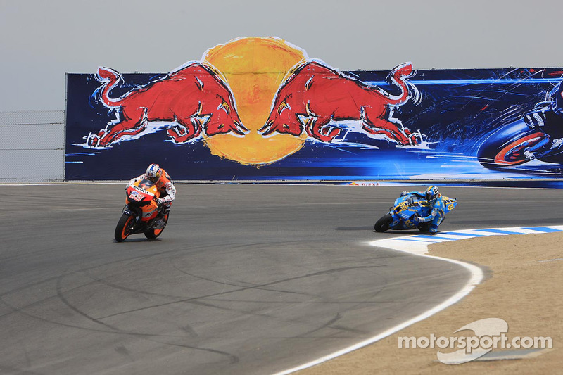 Nicky Hayden y Loris Capirossi
