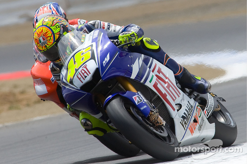 Valentino Rossi en Casey Stoner