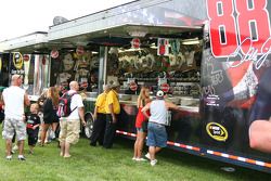 Merchandising trailer of Dale Earnhardt Jr.