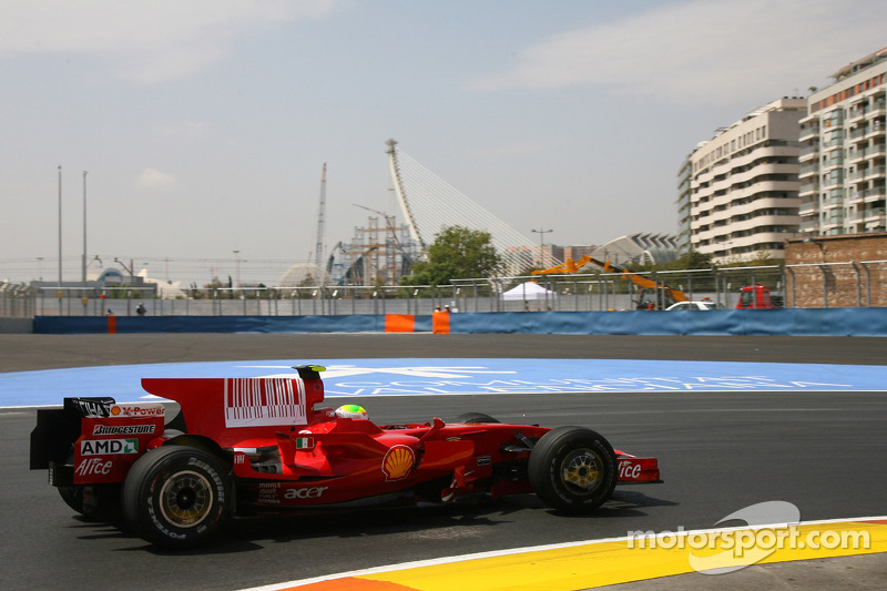 2008 - Valencia: Felipe Massa, Ferrari F2008