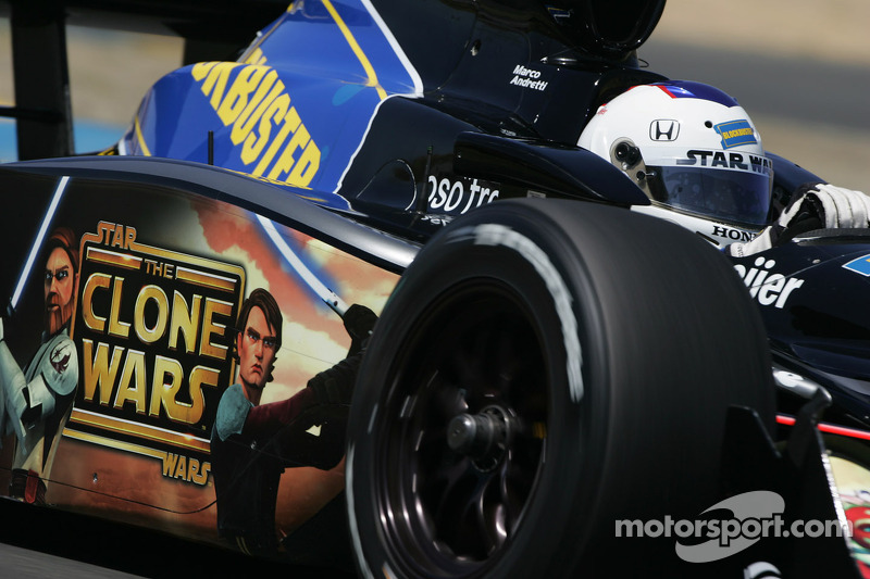 Marco Andretti à Sonoma en 2008