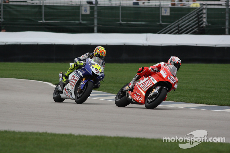 Valentino Rossi y Marco Melandri