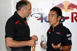 Takuma Sato, Scuderia Toro Rosso with Franz Tost, Scuderia Toro Rosso, Team Principal