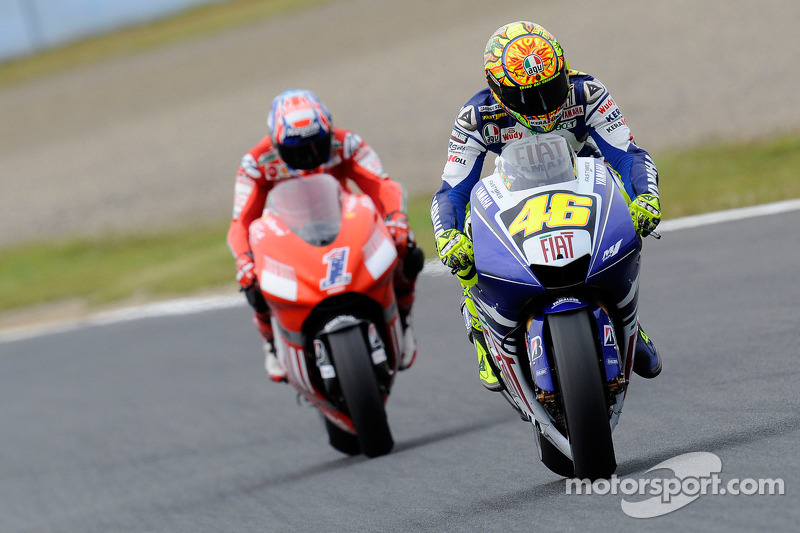 Pemenang 2008, Valentino Rossi dan Casey Stoner