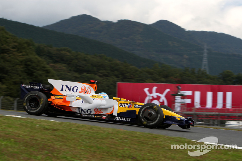 2008 - Fuji: Fernando Alonso, Renault R28