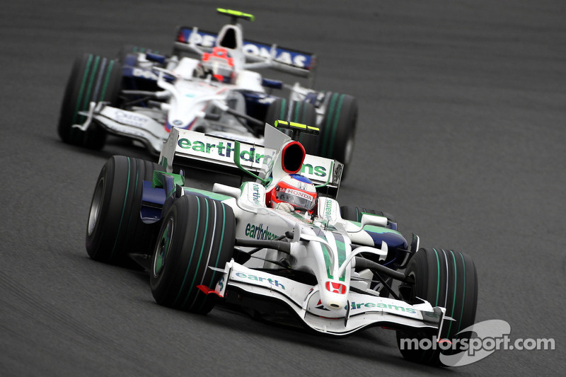 Rubens Barrichello, Honda Racing F1 Team, RA108 ve Robert Kubica, BMW Sauber F1 Team, F3.08