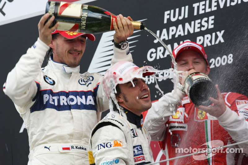 53- Fernando Alonso, 1º en el GP de Japón 2008 con Renault