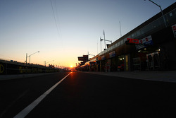 Sunrise on raceday at Mount Panorama