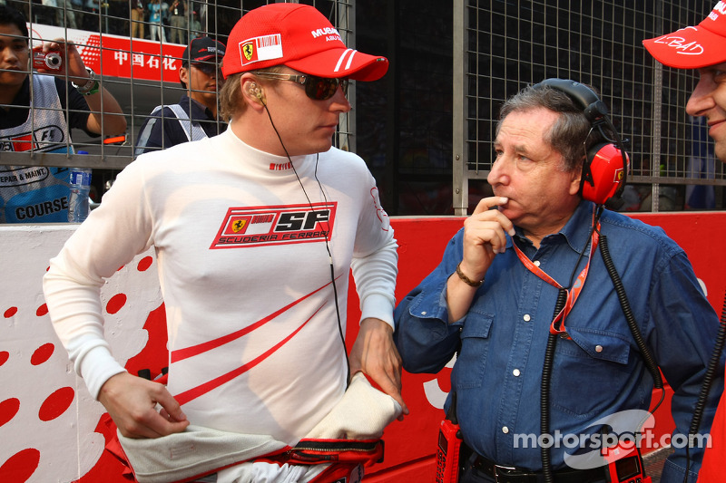 Kimi Raikkonen, Scuderia Ferrari and Jean Todt, Scuderia Ferrari, Ferrari CEO