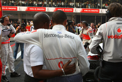 Anthony Hamilton, Father of Lewis Hamilton and Lewis Hamilton, McLaren Mercedes