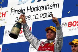 Podium du championnat : DTM champion 2008 Timo Scheider