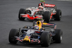 Mark Webber et Heikki Kovalainen